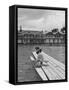 Henley Regatta 1966-null-Framed Stretched Canvas