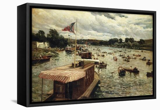 Henley Regatta, England-Alfred De Breanski-Framed Stretched Canvas