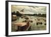 Henley Regatta, England-Alfred De Breanski-Framed Giclee Print