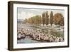 Henley Regatta, Oxfordshire, England-null-Framed Art Print