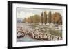 Henley Regatta, Oxfordshire, England-null-Framed Art Print