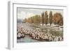 Henley Regatta, Oxfordshire, England-null-Framed Art Print