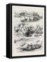 Henley Regatta: Sketches on the River 1880-null-Framed Stretched Canvas