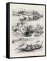 Henley Regatta: Sketches on the River 1880-null-Framed Stretched Canvas