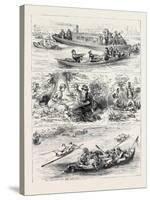 Henley Regatta: Sketches on the River 1880-null-Stretched Canvas