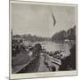 Henley Regatta, the Course from the Bridge-null-Mounted Giclee Print