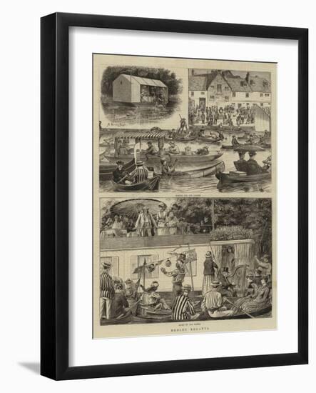Henley Regatta-William Ralston-Framed Giclee Print