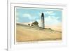 Henlopen Lighthouse, Rehoboth, Delaware-null-Framed Art Print