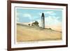 Henlopen Lighthouse, Rehoboth, Delaware-null-Framed Art Print