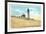 Henlopen Lighthouse, Rehoboth, Delaware-null-Framed Art Print