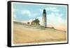 Henlopen Lighthouse, Rehoboth, Delaware-null-Framed Stretched Canvas