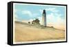 Henlopen Lighthouse, Rehoboth, Delaware-null-Framed Stretched Canvas