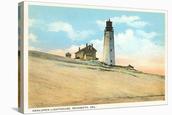 Henlopen Lighthouse, Rehoboth, Delaware-null-Stretched Canvas