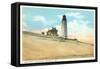 Henlopen Lighthouse, Rehoboth, Delaware-null-Framed Stretched Canvas