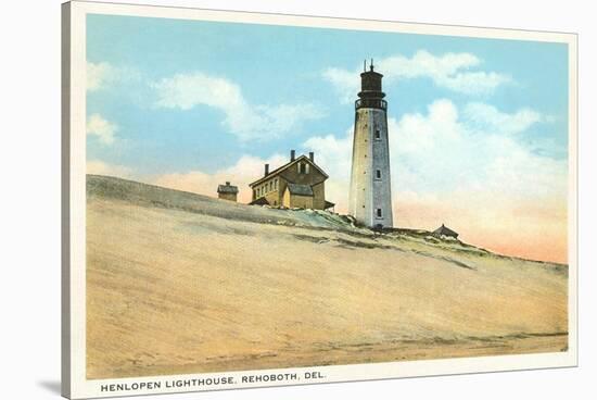 Henlopen Lighthouse, Rehoboth, Delaware-null-Stretched Canvas