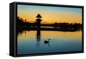 Henly Lake Dawn-rghenry-Framed Stretched Canvas
