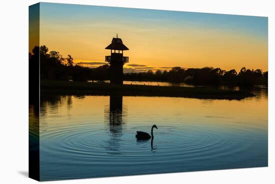 Henly Lake Dawn-rghenry-Stretched Canvas