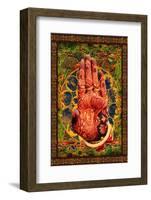 Henna Hand-CosmoZach-Framed Photographic Print