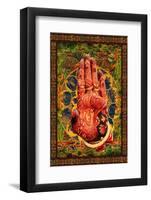 Henna Hand-CosmoZach-Framed Photographic Print