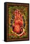 Henna Hand-CosmoZach-Framed Stretched Canvas