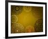 Henna Mandala Design-Acnaleksy-Framed Art Print
