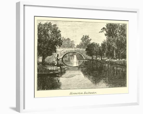 Hennerton Backwater-null-Framed Giclee Print