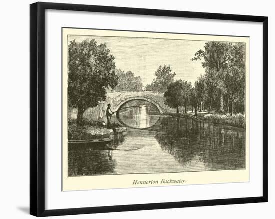 Hennerton Backwater-null-Framed Giclee Print