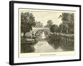 Hennerton Backwater-null-Framed Giclee Print