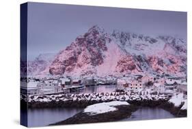 Henningsvaer (Fishing Village), Ausvagoya (Island), Lofoten, 'Nordland' (County), Norway-Rainer Mirau-Stretched Canvas