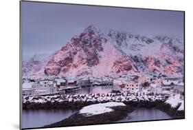 Henningsvaer (Fishing Village), Ausvagoya (Island), Lofoten, 'Nordland' (County), Norway-Rainer Mirau-Mounted Photographic Print