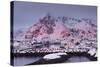 Henningsvaer (Fishing Village), Ausvagoya (Island), Lofoten, 'Nordland' (County), Norway-Rainer Mirau-Stretched Canvas