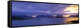 Henningsvaer, Vestfjorden, Lofoten Islands, Norway-Walter Bibikow-Framed Stretched Canvas