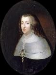 Portrait of Anne of Austria (1601-166)-Henri Beaubrun-Framed Stretched Canvas