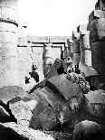 Column and Ruins, Nubia, Egypt, 1887-Henri Bechard-Giclee Print