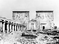 Temple Interior, Karnak, Nubia, Egypt, 1887-Henri Bechard-Giclee Print