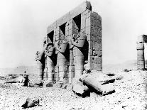 Column and Ruins, Nubia, Egypt, 1887-Henri Bechard-Giclee Print