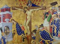 Altar of Saint Denis:Communion and Martyrdom of Saint Denis-Henri Bellechose-Stretched Canvas