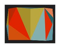 Triangulations n.1, 2013-Henri Boissiere-Framed Serigraph