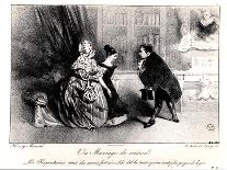 A Marriage of Convenience, circa 1840-Henri Bonaventure Monnier-Giclee Print