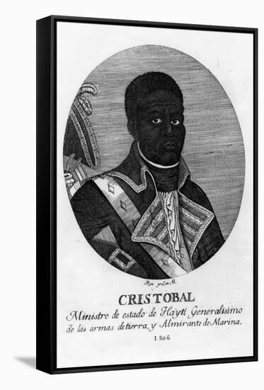 Henri Christophe, King of Haiti, 1806-Rea-Framed Stretched Canvas