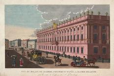 View of the Bank of France from the Rue Croix-Des-Petits-Champs, 1800-Henri Courvoisier-Voisin-Giclee Print
