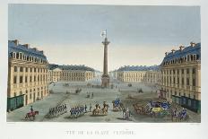 The Tuileries and the Tuileries Gardens, c.1815-20-Henri Courvoisier-Voisin-Giclee Print