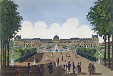 The Tuileries and the Tuileries Gardens, c.1815-20-Henri Courvoisier-Voisin-Giclee Print