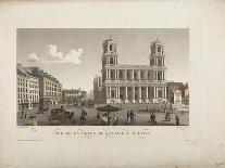 View of the Square of the Church of Saint-Sulpice-Henri Courvoisier-Voisin-Giclee Print