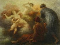 Hommage a Delacroix, 1864-Henri De Fantin-latour-Framed Stretched Canvas