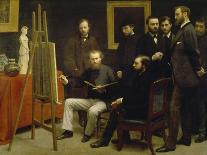 Un Atelier Aux Batignolles, 1870-Henri De Fantin-latour-Laminated Giclee Print