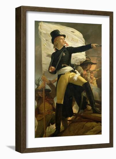 Henri De La Rochejaquelein (1772-94), Leader of the Revolt in the Vendee, 1817-Pierre Narcisse Guérin-Framed Giclee Print