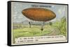 Henri De La Vaulx Hovering in an Airship Above Longchamps for Several Hours, 1906-null-Framed Stretched Canvas