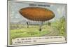 Henri De La Vaulx Hovering in an Airship Above Longchamps for Several Hours, 1906-null-Mounted Giclee Print