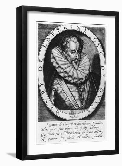 Henri De Lorraine, Duc De Guise-Thomas de Leu-Framed Giclee Print